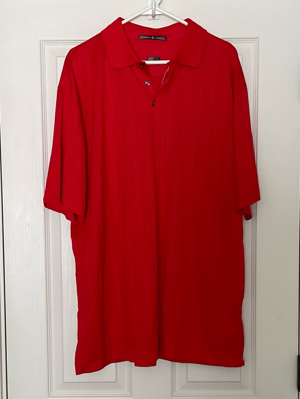 Tiger Woods Collection Short-Sleeve Red Polo Shirt - Breathable Everyday Wear